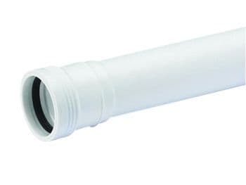 Wavin PP-rör med muff Ø 40-500 mm vit