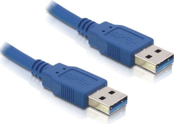 Delock - USB-kaapeli - USB (han) til USB (han) - USB 3.0 - 2 m - Delock PCI Express -kortille