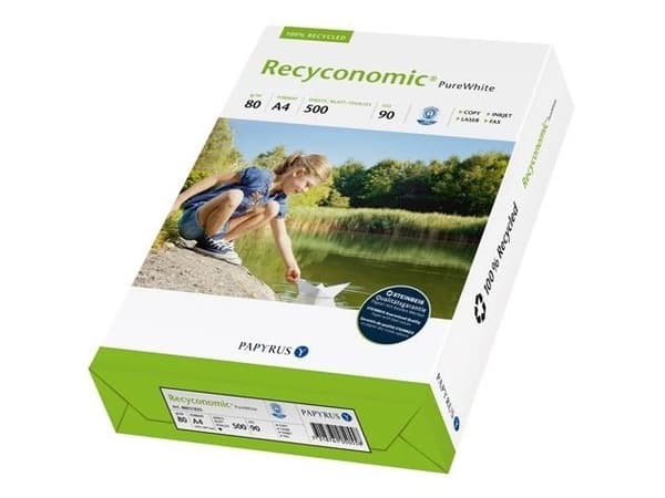 Papyrus kopiatorpapper Recyconomic A4 80 g 500 ark