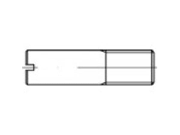 TOOLCRAFT 106524 spännstift M6 stål 100 st