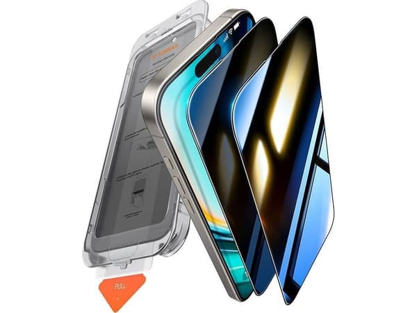 INSTALL MASTER PRIVACYPROTECTOR | iPhone 16 PRO BLACK