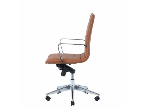 Kontorstol Prestige mellem ryg, cognac