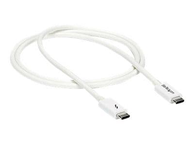 StarTech.com 6.6ft (2m) Thunderbolt 3 Cable, 20Gbps, 100W PD, 4K Video, Thunderbolt-Certified, Compatible w/ TB4/USB 3.2/DisplayPort - Thunderbolt-...