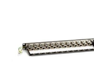 Black Box CAT6a - Patch-panel - CAT 6a - 1U - 19" - 24 portar - TAA-kompatibel