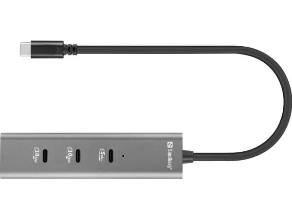 SANDBERG USB-C 5-in-1 -mediatelakka
