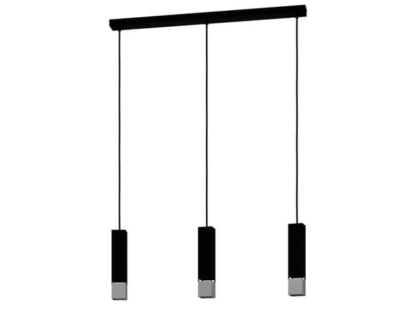 EGLO BUTRANO PENDEL 3XGU10 SORT/SILVER