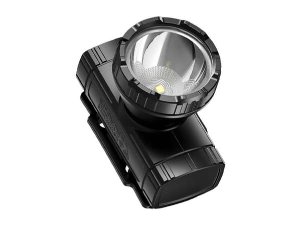 Superfire - Hodelykt - LED - 4-modus - 2 W - hvit - svart