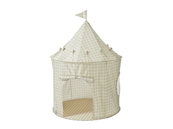 3 uloketta Leikkiteltta, Gingham beige