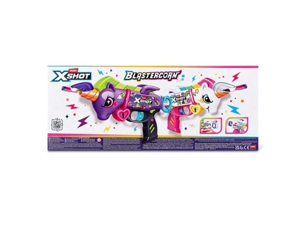 XSHOT Blastercorn White and Purple Pack