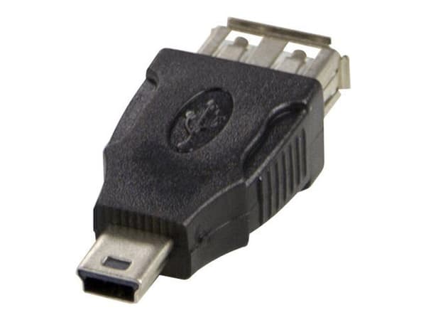 DELTACO - USB-adapter - USB (hona) till mini-USB typ B (hane)