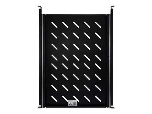Inter-Tech SWAS-650/1000 - Rackgulvpanel - svart, RAL 9005 - 1U - 19"