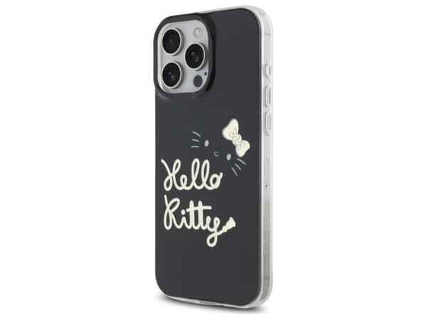 Hello Kitty IML Golden Diva MagSafe Case for iPhone 16 Pro Max - Black