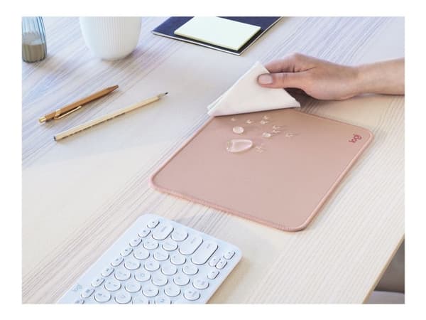 Logitech Studio Series - Musematte - mørk rosa