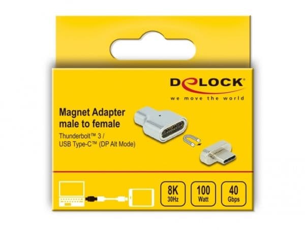 DeLOCK 66433, Thunderbolt 3/ USB C, Thunderbolt 3/ USB C, Hopea
