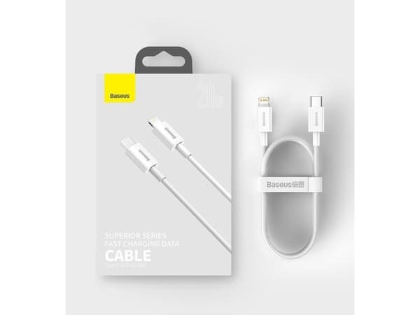 Baseus CATLYS-A01, 2 m, USB A, USB C/Lightning, musta