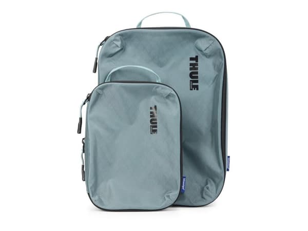 Thule - Organizing bag set for klær - small/medium - 100D ripstop nylon - pond gray