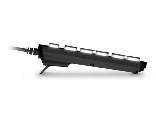 Connect IT CKB-7100-CS, Full-size (100%), Wired, USB, Membrane, LED, Black