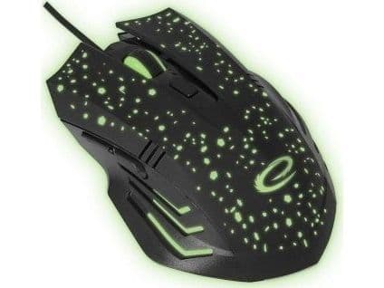 Esperanza EGM212 mus USB Typ-A Optisk 2400 dpi Höger hand