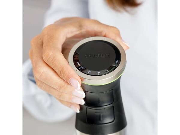 Taurus BAPI 1500 LUXE XL PLUS, Bærbar blender, Isknusing, 1500 W, Svart, Rustfritt stål