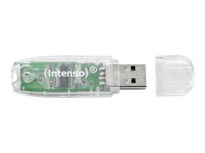 Intenso Rainbow Line - USB flash-enhet - 32 GB - USB 2.0 - transparent