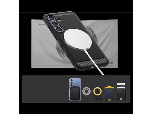 Spigen Rugged Armor Mag Magsafe Galaxy S25 matte black