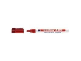 edding 400 - Markør - permanent - rød - 1 mm