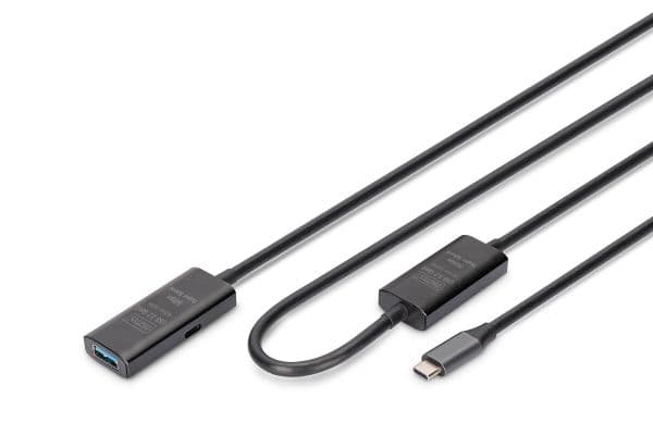 DIGITUS Active USB-C-jatkojohto 10m