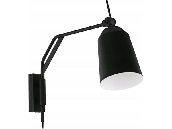 EGLO LORETO vegglampe D670 E27 sort
