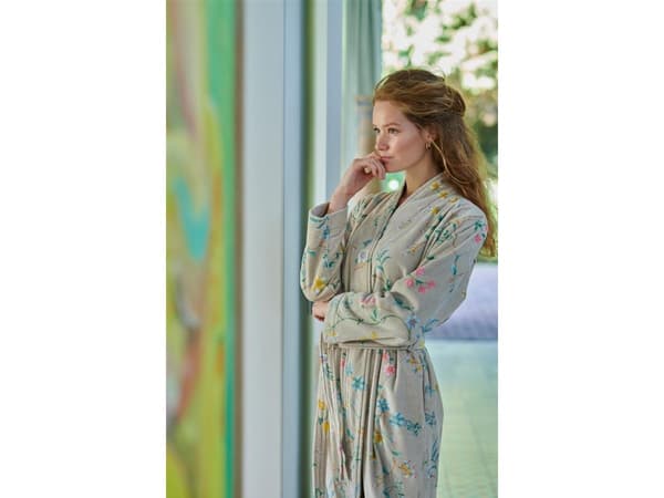 PIP Studio Pip Studio Bathrobe Les Fleurs Khaki XL
