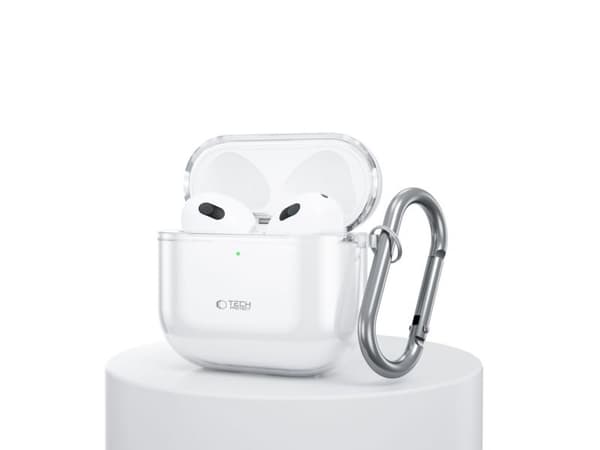 Tech-Protect FLEXAIR skyddsfodral för Apple AirPods 4 CLEAR