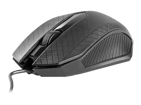 Tracer Click - Mus - optisk - 3 knapper - kablet - USB
