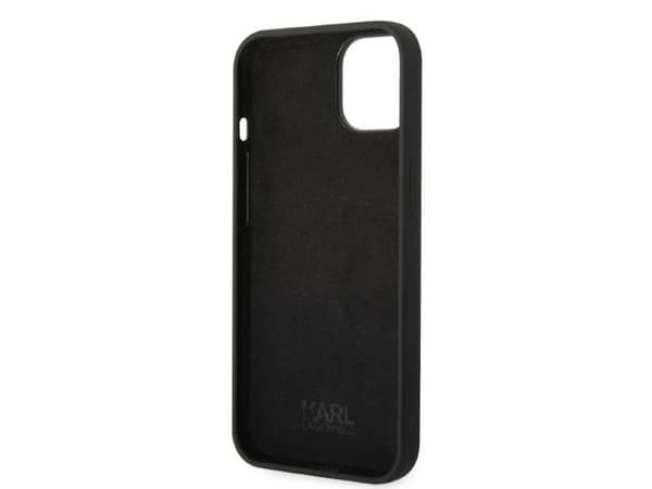 Karl Lagerfeld KLHCP14MSRSGRCK iPhone 14 Plus 6,7" kovakotelo - sort/ sort silikone RSG