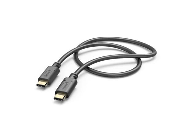 Hama USB-C - USB-C, 1m, svart