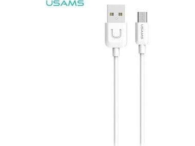 Usams USB cable U-Turn micro USB 2A 1m white US-SJ098 -MICUSBXD02