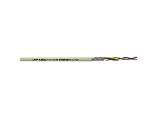 LappKabel 0034307, LiYCY Control Data Cable, 7 x 14 mm², Grey Sheath