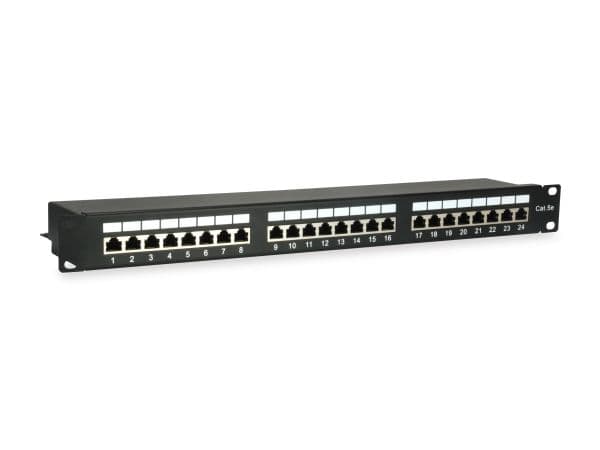 Equip 327425, RJ-45, Cat5e, Sort, Rackmontering, 1U, RoHS