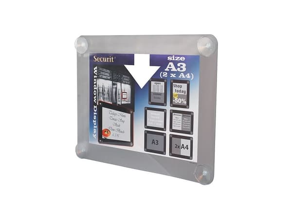 Securit PFW-A3-GY, Plast, Bärbar