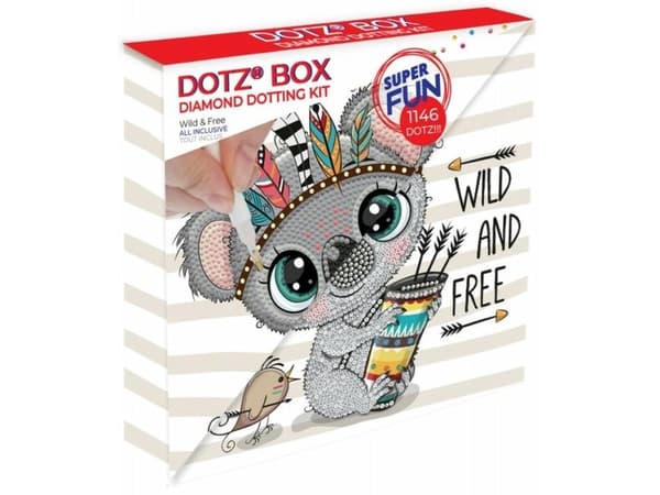 Diamond Dotz DBX.026, Timanttimaalisetti lapsille, Monivärinen