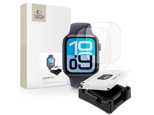 Tech-Protect hydrogelfolie Tech-Protect Supreme Set+ 2-pack for Apple Watch 4/5/6/SE/1/2/3 (40 mm) CLEAR