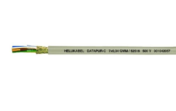 HELUKABEL DATAPUR-C, Pienjännitekaapeli, Harmaa, Polyvinyylikloridi (PVC), Polyvinyylikloridi (PVC), Cooper, -5 - 80 °C
