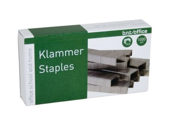 Häftklamrar 24/6, 1000-pack