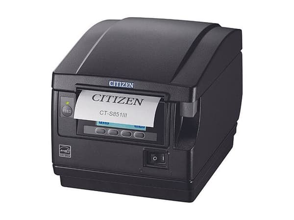 CT-S851III THERMAL PRINTER USB PRNT BT INTERFACE BLACK 500 MM/SEC