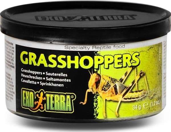Exo Terra foder på burk - gräshoppa, 34 g