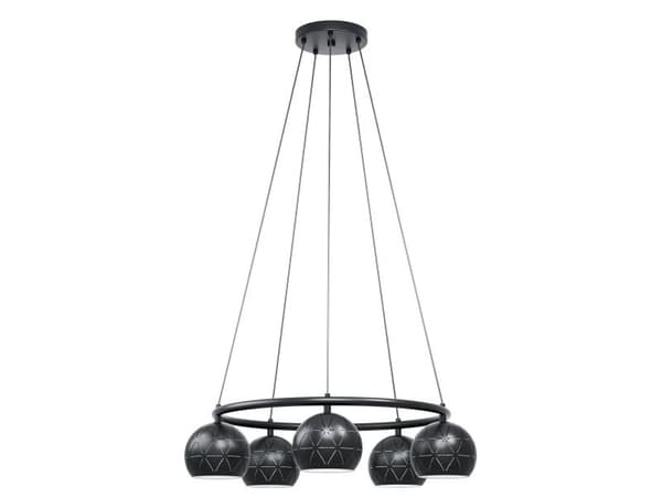 EGLO CANTALLOPS pendel E14 5 l Ø690 sort