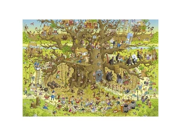 Heye Monkey Habitat, 1000 stykker, Komikk