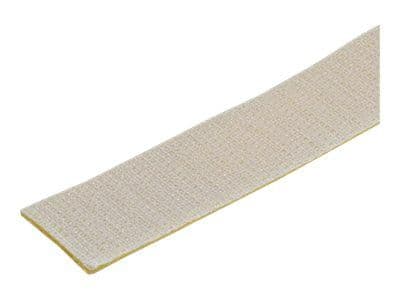 StarTech.com 25ft Hook and Loop Roll, Cut-to-Size Reusable Cable Ties, Bulk Industrial Wire Fastener Tape/Adjustable Fabric Wraps Yellow/Resuable S...