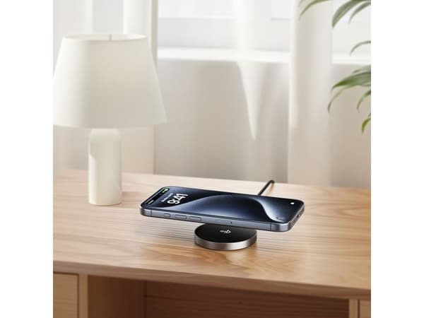 Acefast E24 Qi2 15W Magnetic Inductive Charger with 1.2m USB-C Cable - Black