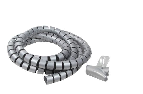 LogiLink Cable Spiral Wrapping Band - Kabelrör - 2.5 m - grå