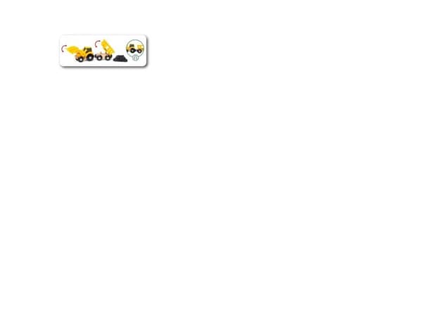 BRIO 33658 Rakennusajoneuvot