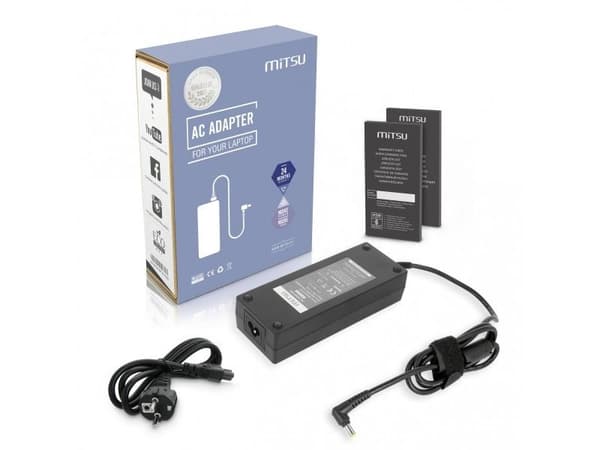 Mitsu 19V 7.1A (5.5x1.7) AC-adapter for Acer bærbare datamaskiner